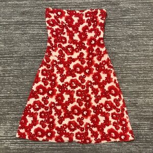 Tocca dress, Size 2, red and white floral